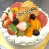 生クリーム　12センチ (4号)　※時季により使用するフルーツは異なります♪