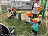 お空にふわふわとんでいるね！「シャボン玉あそびをしたよ♪【交野市・小規模保育園】」