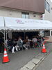会社での振る舞い酒の様子「加藤組の村上大祭【村上市の総合建設業｜加藤組】」