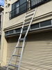 「戸建て3階からダブルマットレスの吊り下げ搬出」