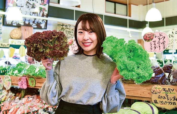 道の駅「風和里しばやま」　レタス　葉物野菜