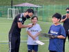 活躍選手にご褒美が「木曽ロータリークラブ主催　松本山雅協力　木曽少年サッカー教室開催」