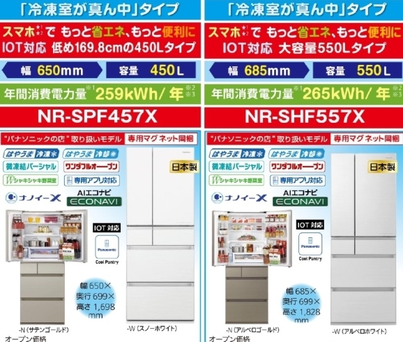 NR-SPF457X「商品紹介コーナー　冷蔵庫編」