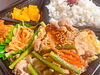 「ワクチン摂取後のおすすめ弁当！元気モリモリ人気の『スタミナ炒め弁当』（550円）♪柴又駅近くの手づくり弁当・惣菜『イタミリオ柴又店』さん♪」