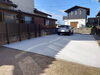完成です╰(*°▽°*)╯「第３報：庭のリフォーム　庭撤去後のコンクリート＋フェンス　島根県　出雲市」