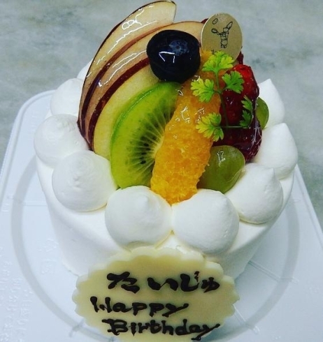 生クリームデコレーションケーキ「お好みのケーキ、作りますよ！！　【京阪牧野駅から徒歩4分】」