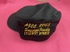 キャップ「松原市の刺繍屋さん【東田刺繍】寒い季節が来ましたね。オリジナルニット帽なんてどうでしょうか？この道40年の代表が文字一つから世界に一つまで一針に心を込めて刺繍いたします。持込、1点からでも対応可。河内長野 岸和田 富田林 堺 大阪」