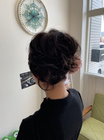 「ヘアセット♡」