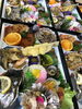 法要折詰。刺身パック、寿司折詰（5,400円）「紫陽花も、咲いて…」