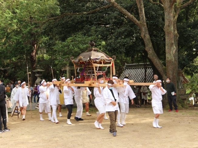 「窪八幡宮秋季大祭を粛々と行うことが出来ました。」