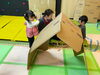 協力して頑張っています✨「ダンボールハウス作り🏠❤️✨【札幌市北区篠路　児童発達支援　放課後等デイサービス】」