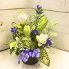 お供えアレンジメント「お盆用の仏花、入荷しています。」