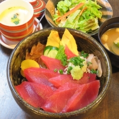 鉄火丼定食