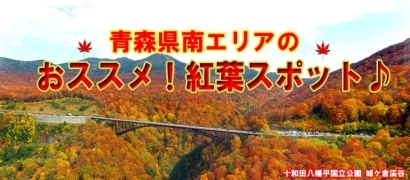 青森県南エリアのおススメ！紅葉スポット♪