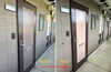 アパートの鉄扉　beforeafter 2「アパートの鉄扉塗り替え　(出雲市　福場塗装)」