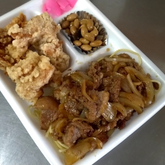 焼肉・カラアゲ弁当