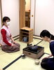 お茶碗には満開の桜が描かれていました🌸「【銀座　裏千家教室】【中央区　茶道教室】春らしい茶道具でお稽古しました🌸」
