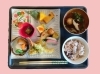 栄養士さんが腕を振るったお祝い膳🎀🎊「100歳のお誕生日おめでとうございます💞🎁🎉」