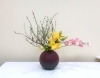 生徒様の作品です「【銀座　いけばな教室】春の花をいけました🌸」