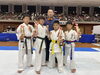 午前中行われた型競技の入賞者。「愛知県大会≪明石/空手/スポーツ/習い事≫」