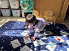 カルタ遊びの様子「初詣と手作り凧あげ・カルタ遊びを楽しみました」