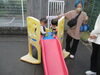 すべり台からもころころころ♪「今日はらいおん組がありました。」