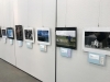キャプションの取り付け「市民展 in 桑名」