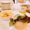 西区山の手【Cafe Kauri（カフェ　カウリ）】さんのモチモチ白パンサンドがおいしい「本日のランチ」