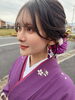 卒業式シニヨン「卒業式袴スタイルにピッタリな上品シニヨン」