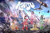 7人組アイドルグループ「KAIJU ON THE STAGE」のメンバー全員集合写真