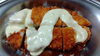 ちからカレー+カツ(後乗せ)+チーズ「「カレーのちから」お得なお知らせ‼️」