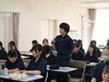事後研修会（発表）の様子「夏のボランティア体験を実施しました」