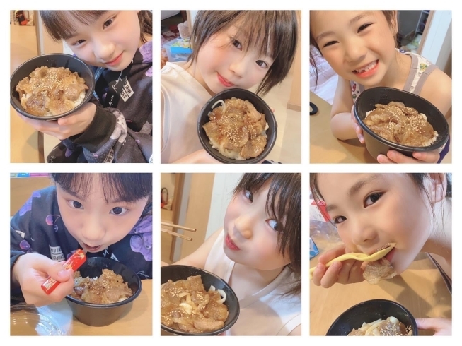 子供達の笑顔✨「活動再開と100円カルビ丼・ザンギ丼のお知らせ！」