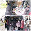 こんな感じで対応していました「まちなかイベントひろばで夢色粘土ワークショップカー♡」