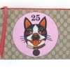 グッチ GGスプリーム クラッチバッグ ボスコ犬