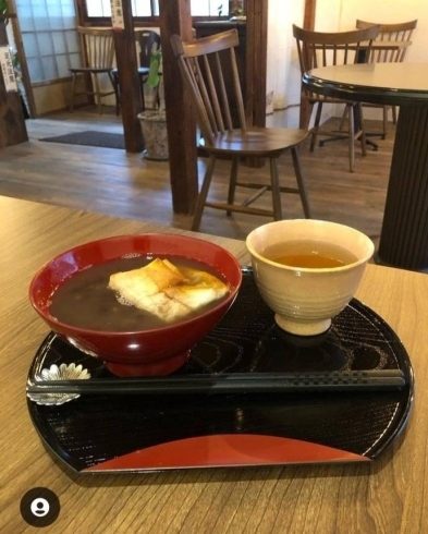 ぜんざい「「伊加賀本町」古民家カフェで、静かな午後のbreak timeはいかがですか（ひらかたポイント使えます。）」