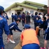 入間川中学校卒業生餅つき大会へ参加いたしました