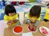 「Finger painting！！」