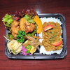 唐揚げ＆キーマカレー「10月3日のお弁当」