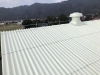 「ストレート倉庫屋根塗装　　島根県出雲市　福場塗装」