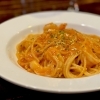 エビのトマトクリームパスタ