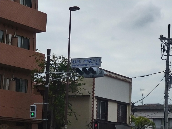 信号の目の前の入口です！「らびすた新杉田様の１６号線沿い1階掲示板にクーポン付チラシを掲載させていただきました＼(^o^)／」