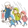避難はいつ、どこに？