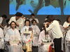 実際に舞台の上でヘアセットを作っている「八王子美容室seem「日本髪コレクション2026」」
