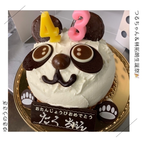 ケーキ「〜マジシャンつるちゃんと、オーナー誕生祭続き〜」