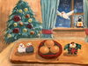 小学3年生の作品｢文鳥とクリスマス｣「師走！」