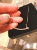 k18ダイヤモンド0.3ct スマイリーネックレス「まだまだ人気です( ◠‿◠ )」