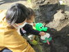 ぼくのチューリップ、ここに植えたよ！「今日は、スペシャル企画「チューリップの球根を植えよう！」がありました」