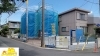 南西側より「白岡市西10丁目　カースペース並列2台駐車可　小学校徒歩7分　角地・広々敷地58坪！」