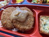 味噌カツメンチ＆ねぎ焼き「１０月１日のお弁当🍂」